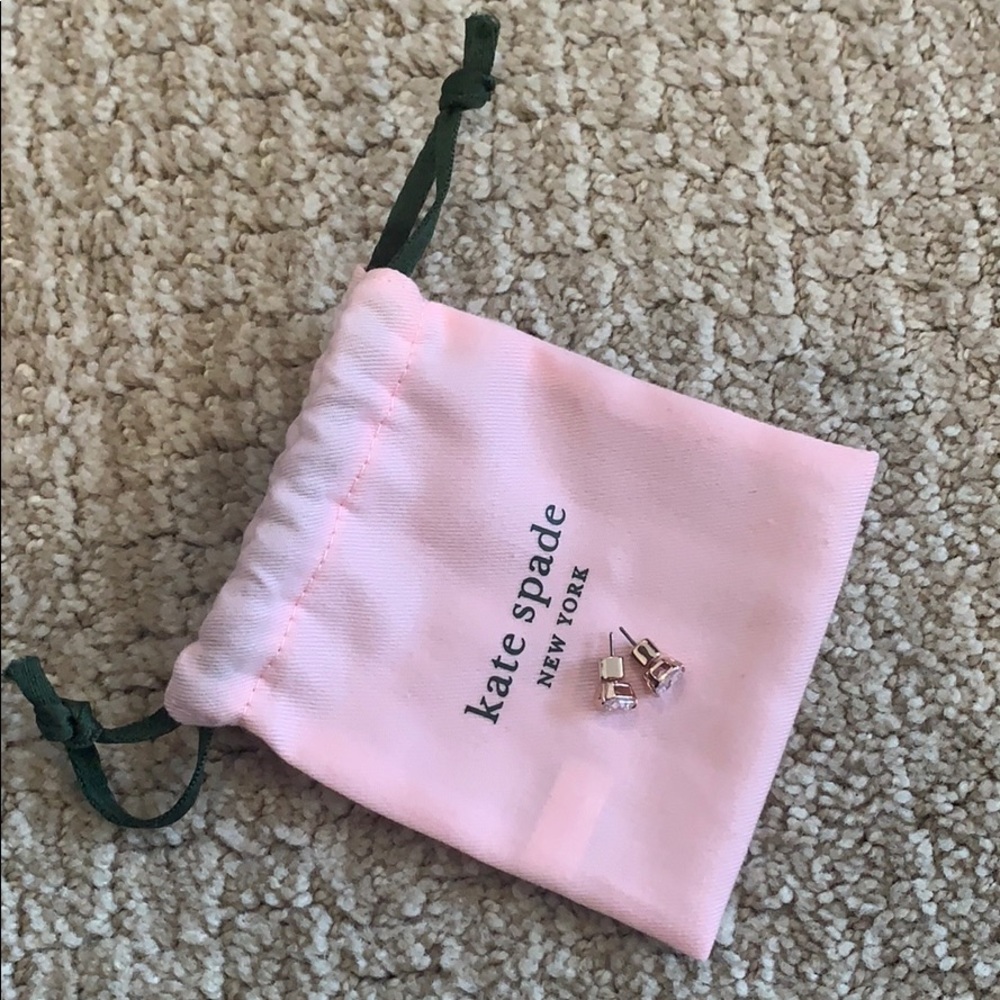 NWOT Kate Spade Rose Gold Stud Earrings